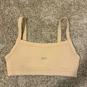 SET Active Nude Beige Sports Bra